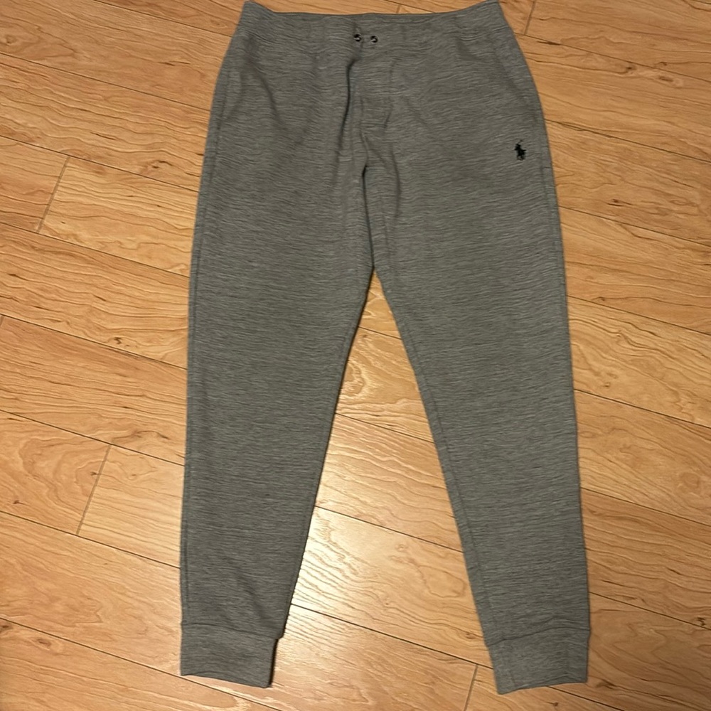 ralph lauren grey fleece sweatpants